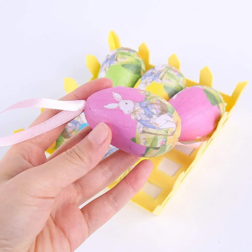 

Случайные 12 шт. пасхальные яйца Охота курица кролик вечерние НКА счастливечерние Пасха вечеринка Декор для дома 2022 Пасха Детские Пасхальны...