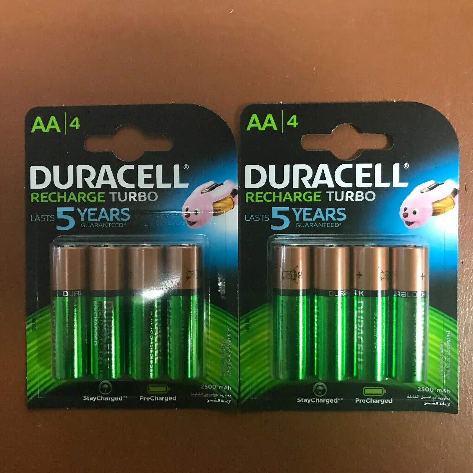 

8 x Duracell AA 2500 mAh Rechargeable ULTRA Batteries NiMH HR6 NEW Duralock