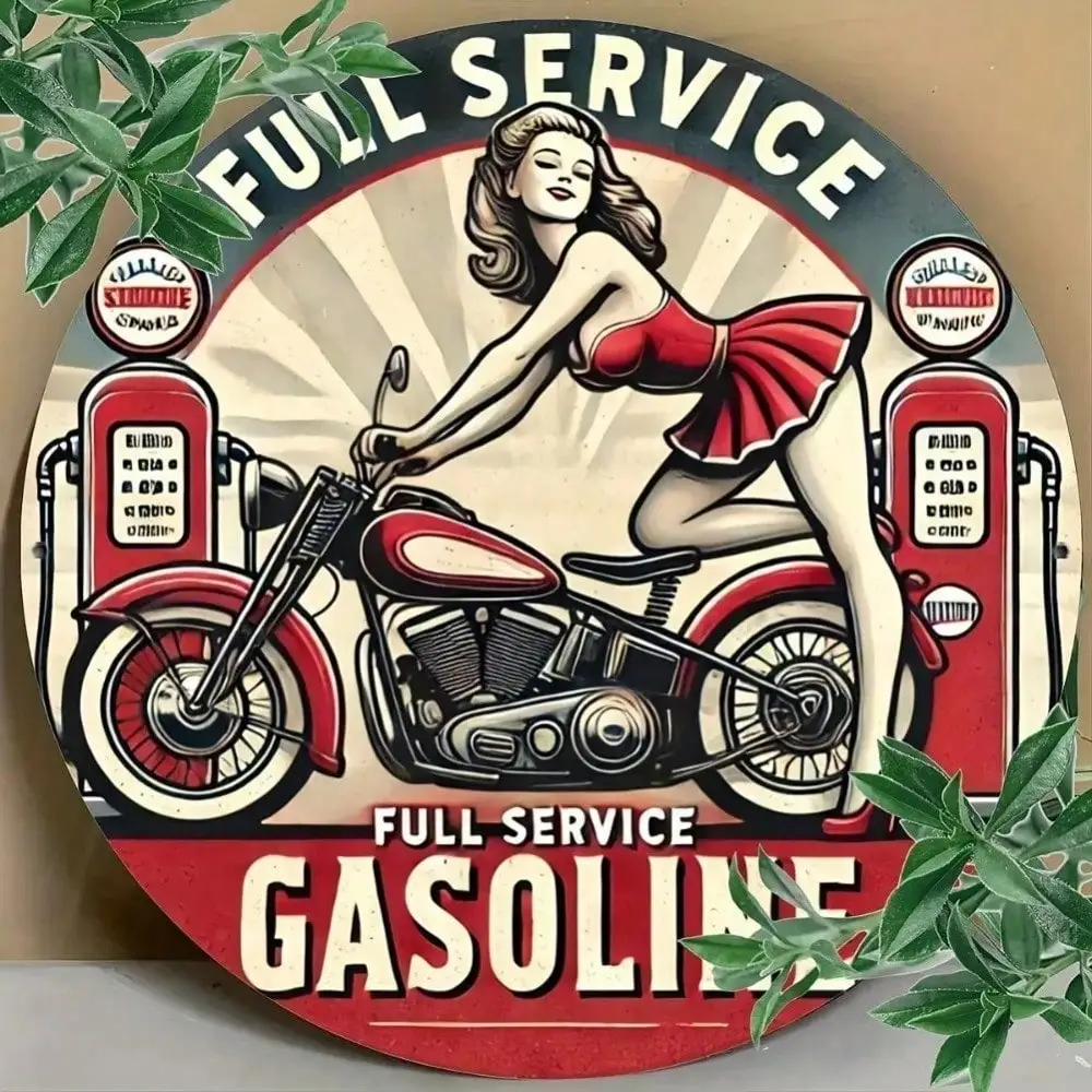 

Металлическая наклейка на стену Pin-Up Girl CIFBUY 20x20 см