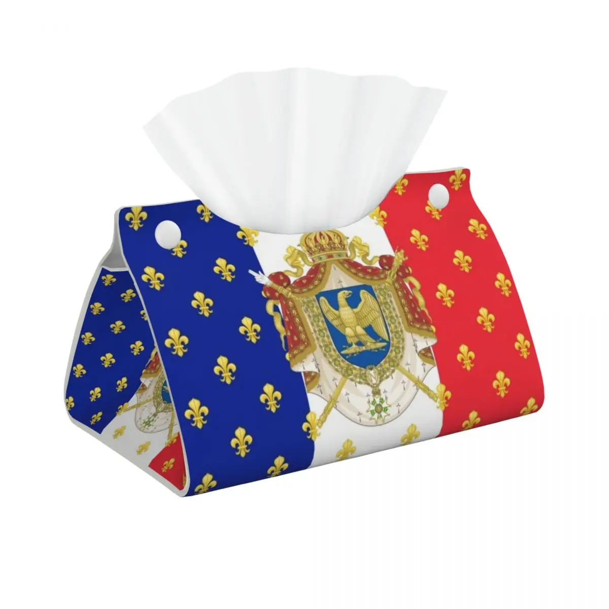 Чехол для салфеток под заказ с французским флагом Наполеона прямоугольный