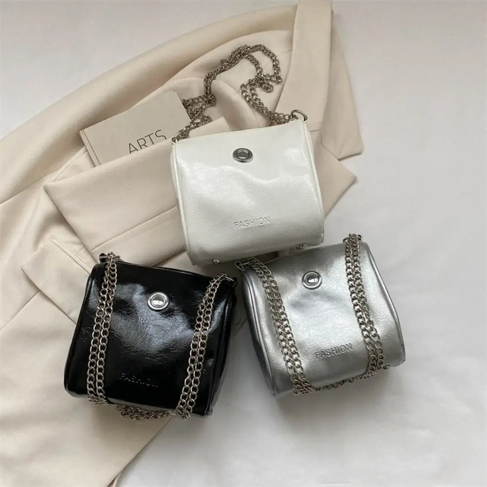 

Solid Color Temperament Travel Minority Design Outdoor Shoulder Bag Boston Pillow Bag INS Underarm Bag Women Tote Bag