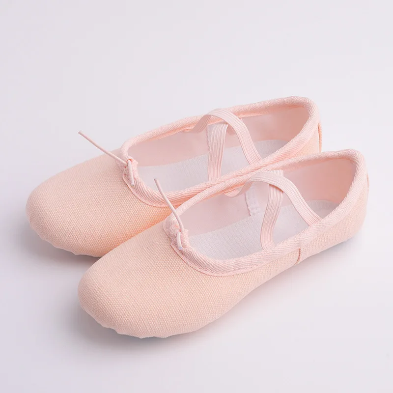 Женские балетки, танцевальные тапочки для девочек, разделенная подошва, гимнастическая обувь для йоги, танцев, парусиновая обувь для детей и взрослых, балетки (art.: 3920d083205f1) - 3920d083205f1