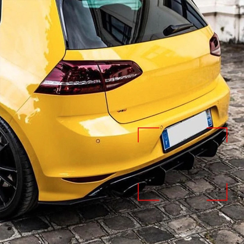 Подходит для Volkswagen Golf 7R High Хвостовая губа Заднее лезвие Спойлер Модификация