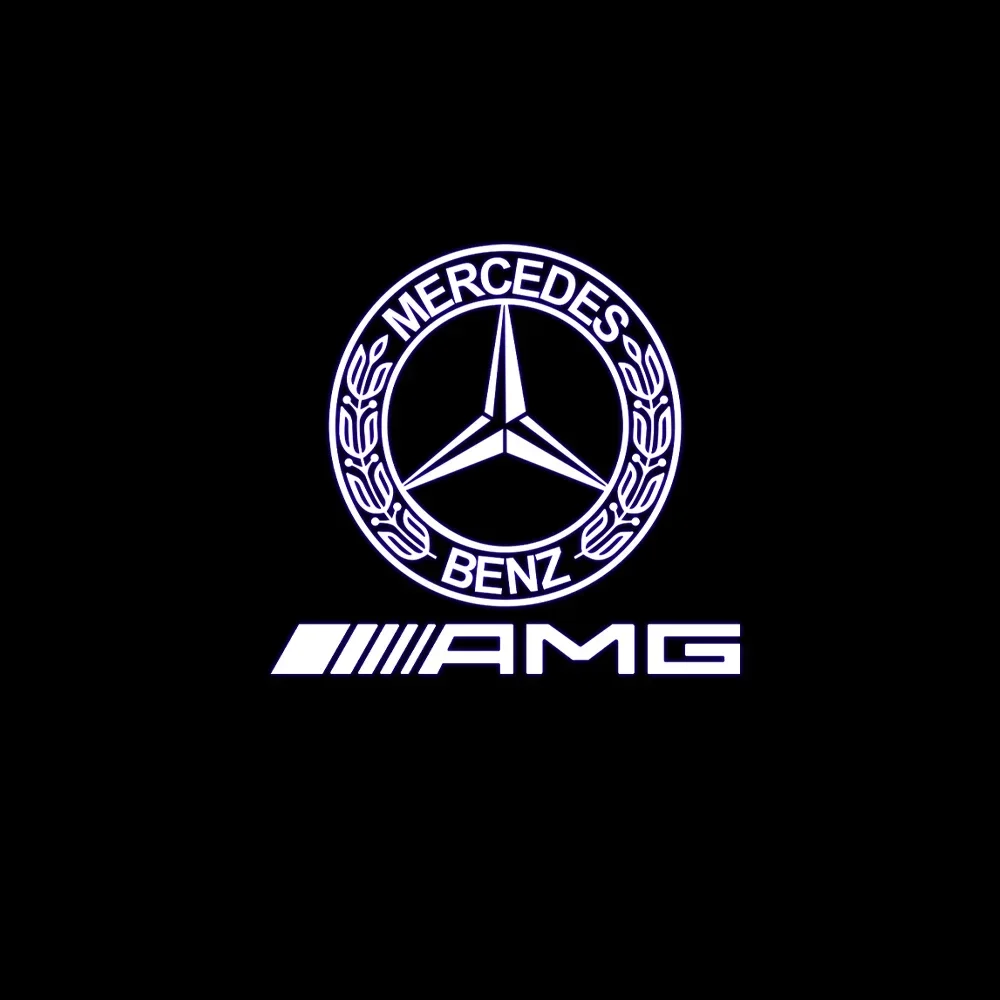 

2 шт. светодиодный приветственный свет двери автомобиля для Mercedes Benz AMG W221 V-Class W639 Viano Sprinter, автоматический значок, лазерная лампа проектора, декор