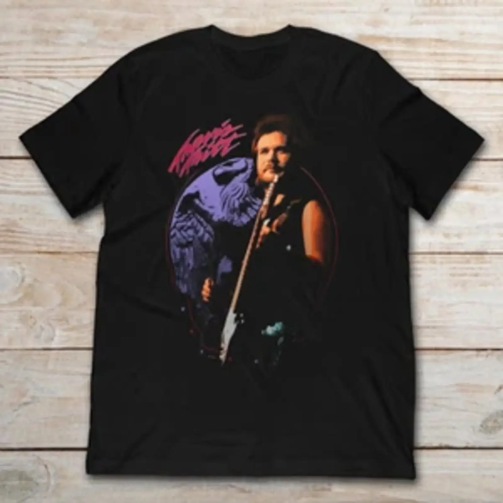 Фото Футболка Travis TritT 1992 года, винтажная, с эффектом потертости, в стиле кантри-музыки 90-х, размеры S-5XL, дизайнерская одежда для повседневной носки, модная. №1
