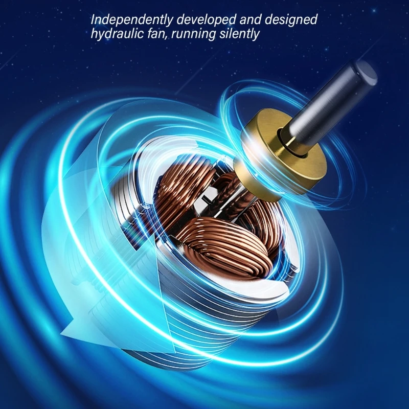 Эргономичный лоток для охлаждения ноутбука с бесшумным вентилятором