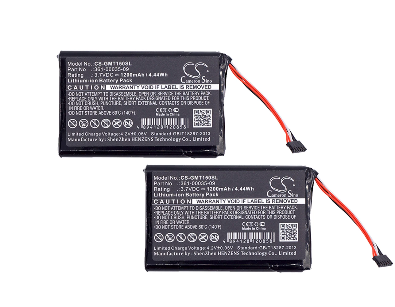 

Аккумулятор для Garmin T 5 mini, TT 15 mini 010-11828-40, 351-00035-09, 361-00035-09, 2 шт.