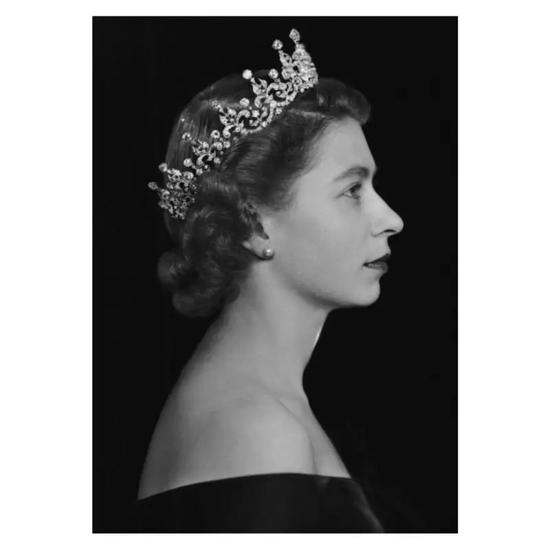 

Постер королевы Елизаветы II королевские короны постер памятный постер королевы Королевское Величество Королевский памятный предмет искусства