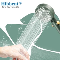 hibbent shower head 3 mode adjustable with self cleaning nozzles rainfall shower sets with hose and holder bathroom accessories