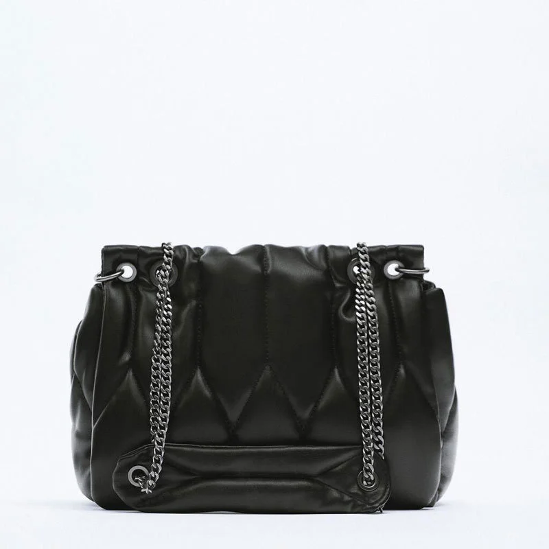 

Роскошная дизайнерская сумка для женщин, мессенджер из высококачественной искусственной кожи на цепочке, дамская сумочка, мешок с ромбовидным узором
