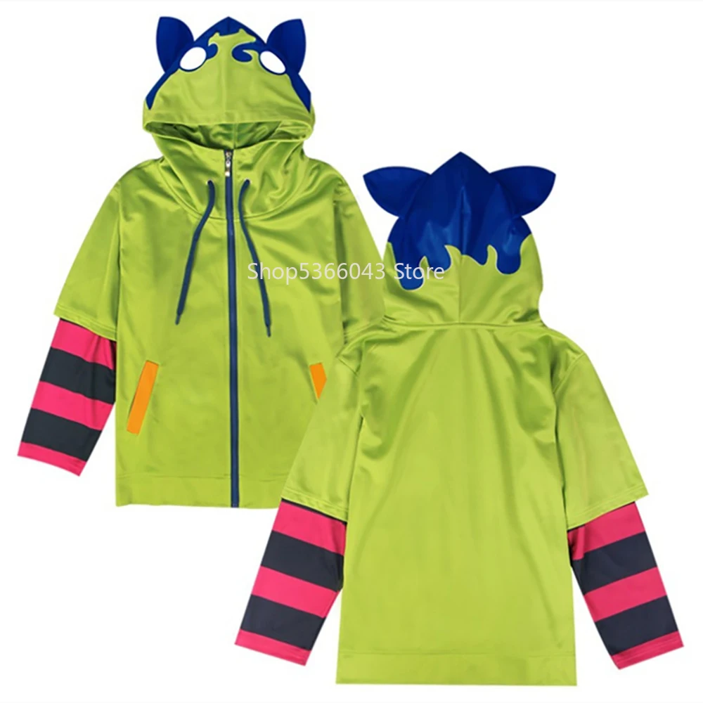 

Толстовка с капюшоном в стиле аниме SK Eight Infinity Miya Chinen, костюмы для косплея, свитшот на молнии с капюшоном, уличная одежда, пуловер, пальто, под...