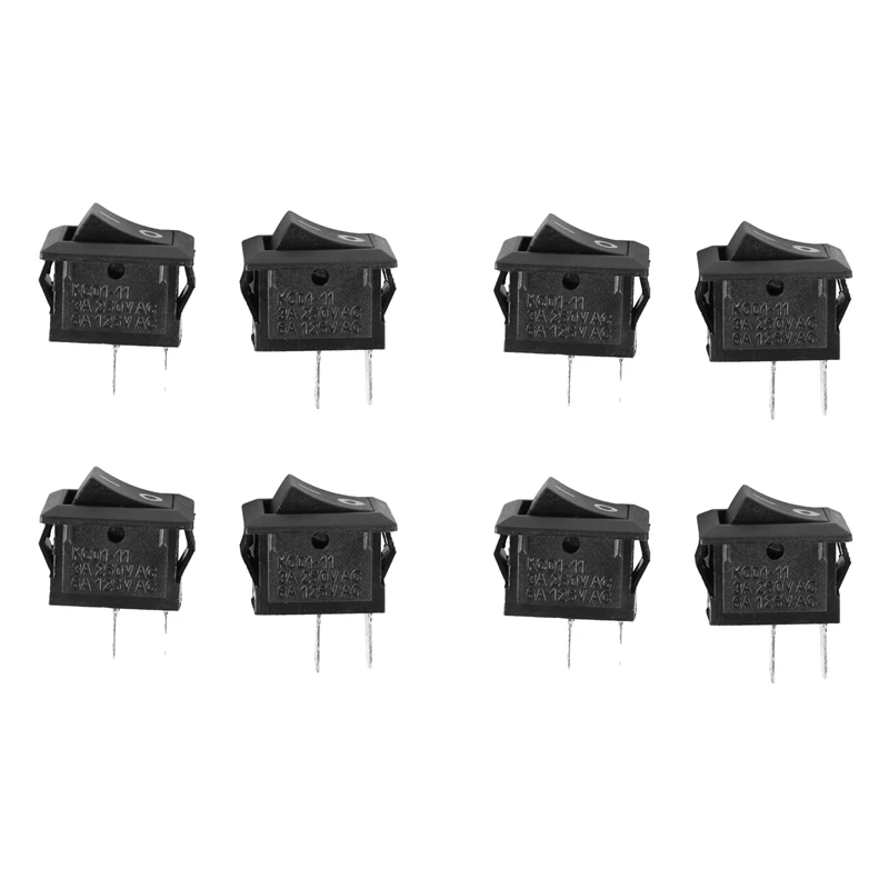 

20 X AC 250V 3A 2 Pin ON/OFF I/O SPST Snap In Mini Boat Rocker Switch