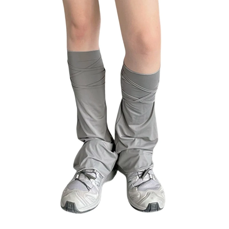 SZL дышащие солнцезащитные рукава для ног с регулируемыми завязками женщин