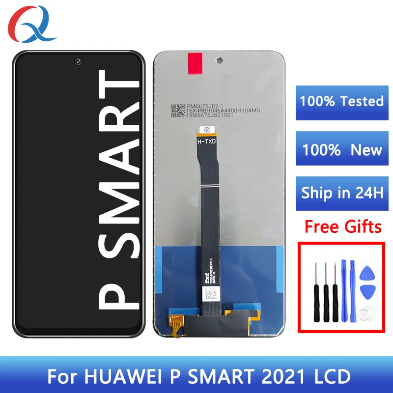 ЖК-дисплей Huawei Y7A Для P Smart 2021 Емкостный Сенсорный Экран Дигитайзер