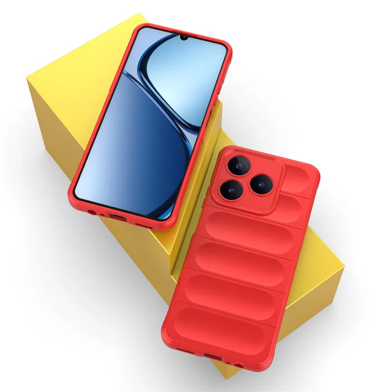 Оригинальный противоударный силиконовый защитный чехол для Realme C63 4G