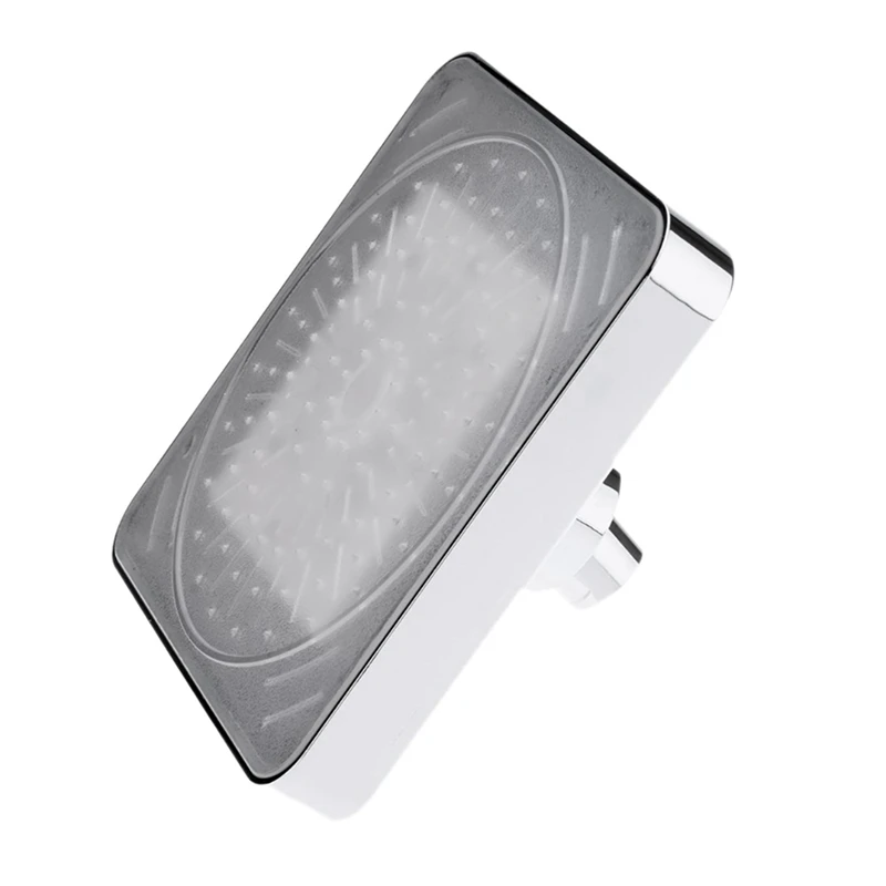

Shower Head LED Rainfall Shower Head Square Shower Head Automatically Color-Changing Temperature Showerhead For Bathroom