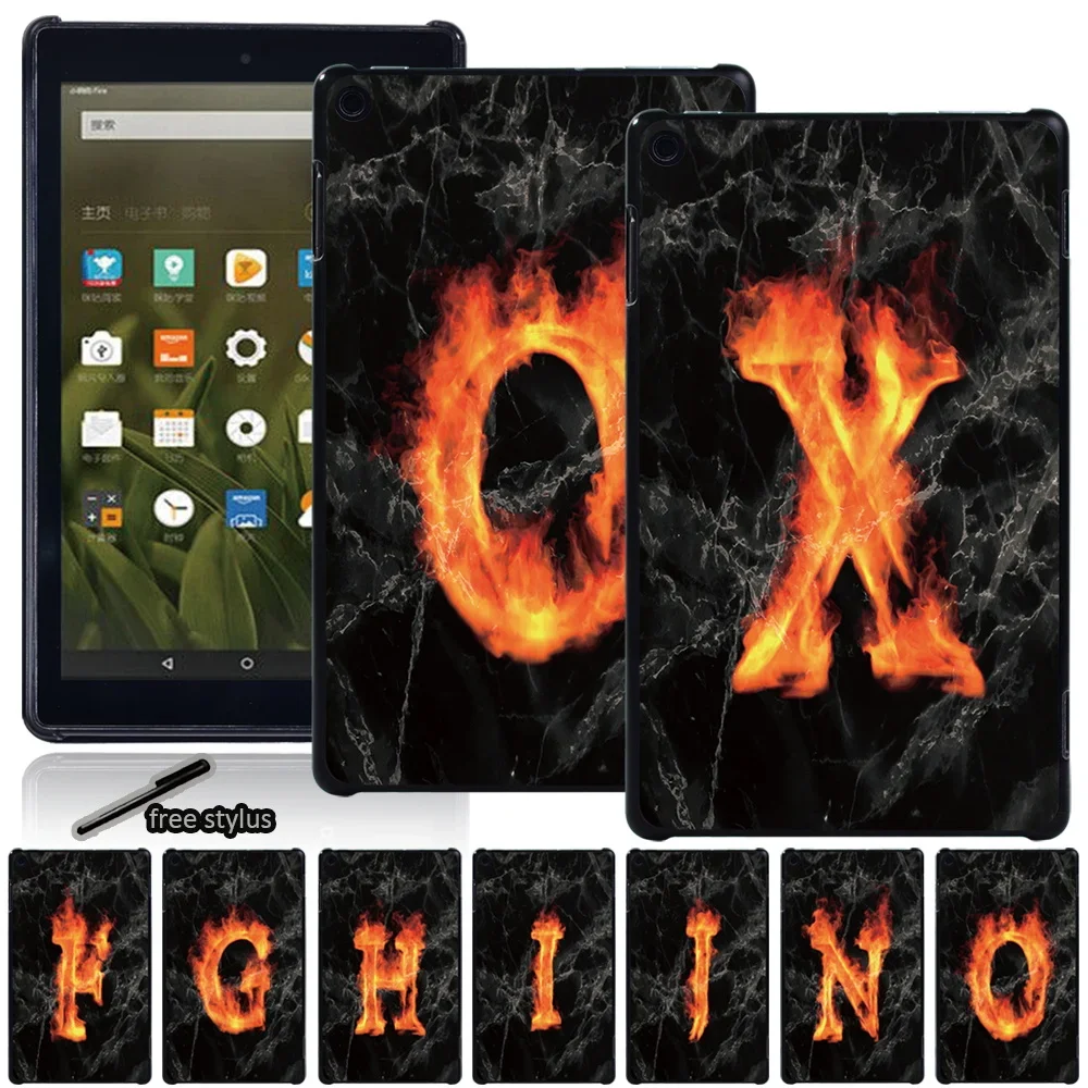 Планшет чехол для Fire HD 10 Plus/7th/9th/11th/HD 8 Plus/7th/8th/10th/12th/Fire 7/12th/9th жесткий пластиковый с
