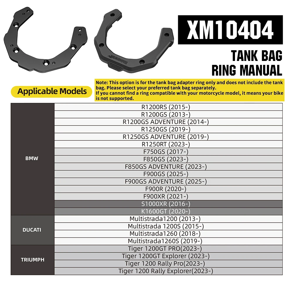 

Rhinowalk мотоциклетная магнитная сумка на бак 6,5 л быстросъемная передняя сумка противоугонная для BMW KTM Beneli HONDA CFMOTO DUCATI Some Motor