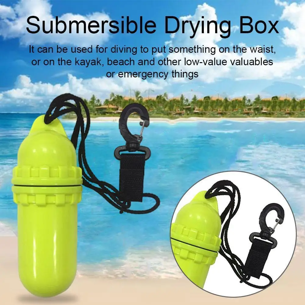 

Водонепроницаемый сухой ящик для подводного плавания, каякинга, аксессуары, контейнер и веревочный зажим для денег, Id-карт, водных видов спо...