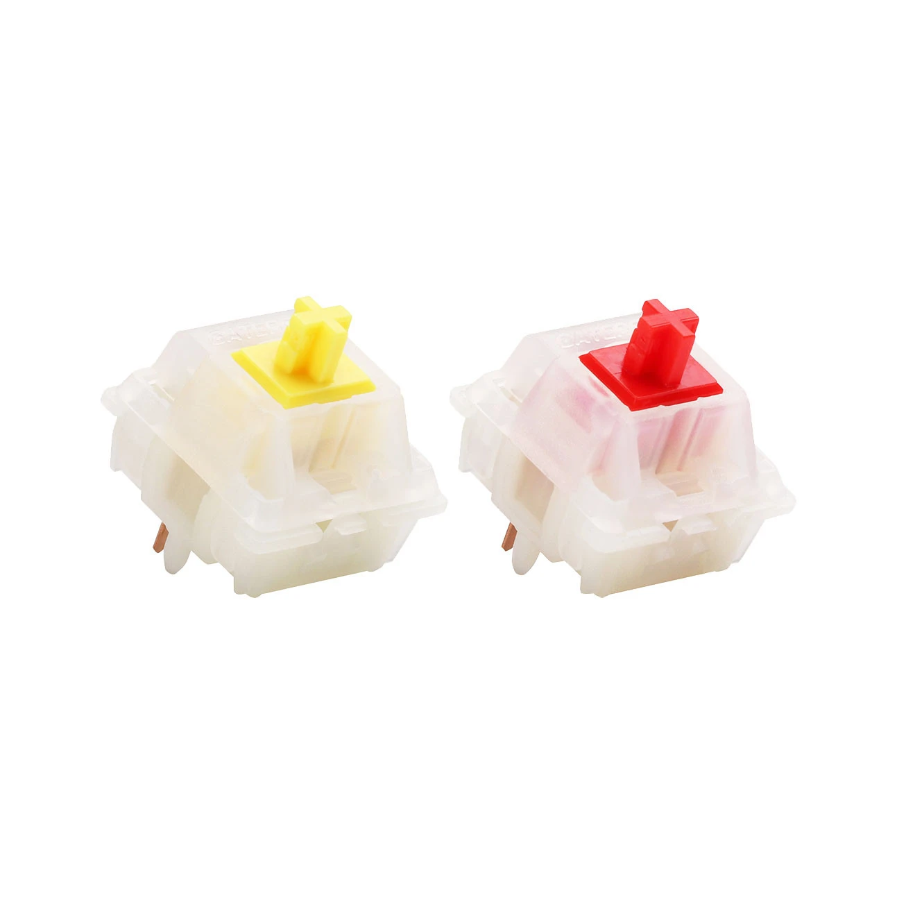 

Gateron Milky Pro Switches Milky yellow/red Pro Linear Lubed Switch SMD RGB MX Stem Switch for Mechanical Keyboard 5 Pin