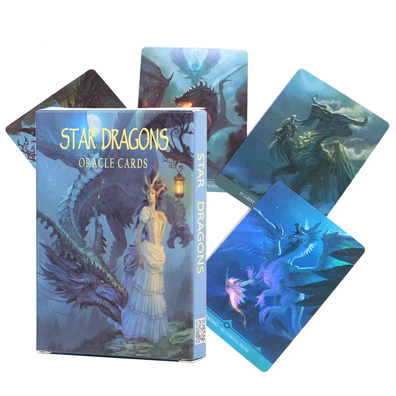 

Star Dragons Tarot Mini Pocket Tarot Cards Deck Divination Tools Tarot Board Game Party Family Deck Card Game