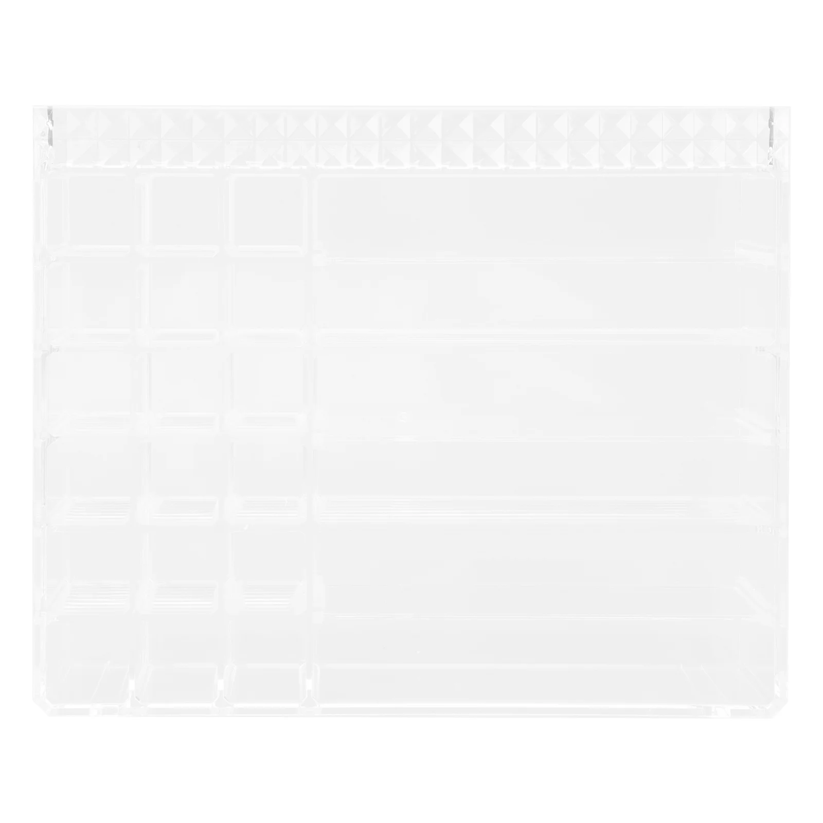 

Organizer Acrylic Holder Makeup Drawer Countertop Lipstick Storage Tray Divided Lip Gloss Box Compartment