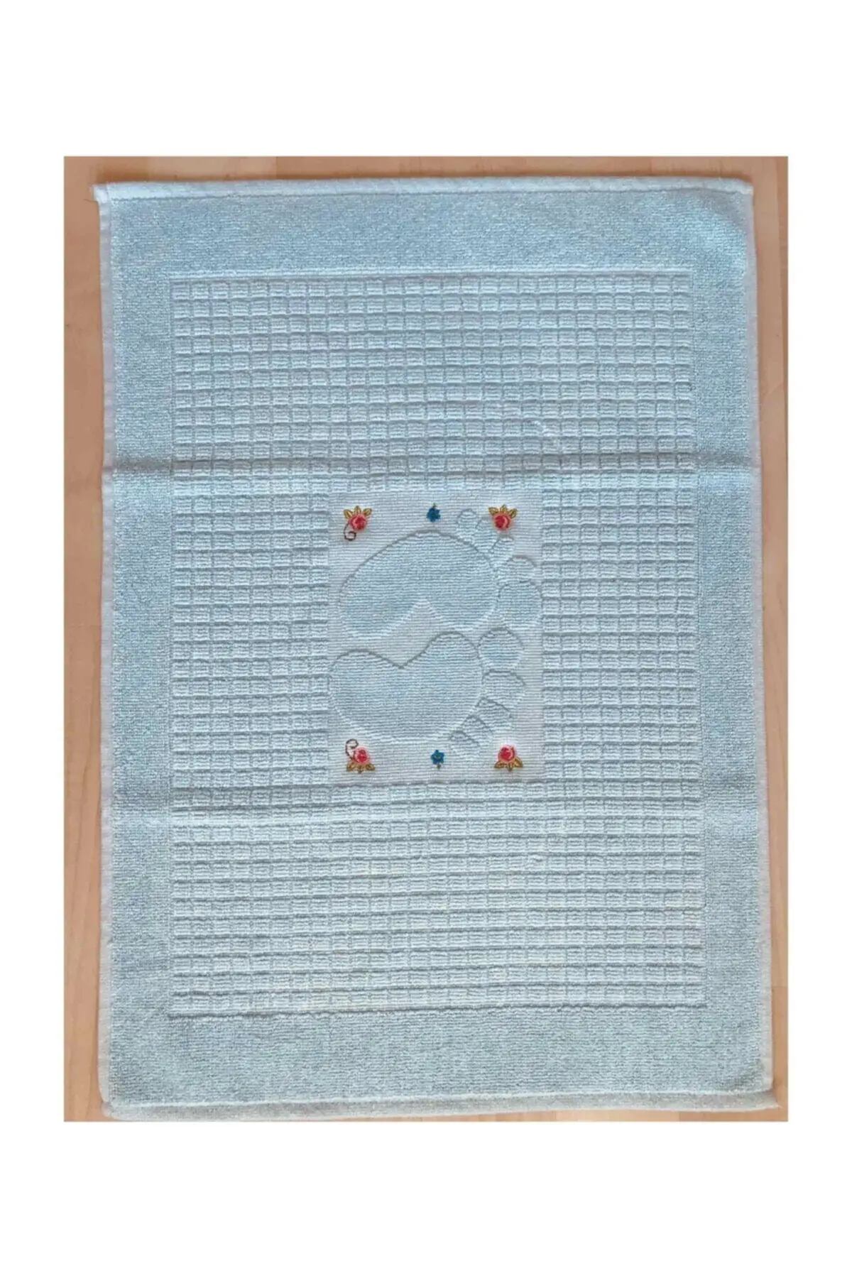 Комплект из 3 предметов с вышивкой стопы Полотенца s 100% хлопок Размеры: 50x70 мягкое