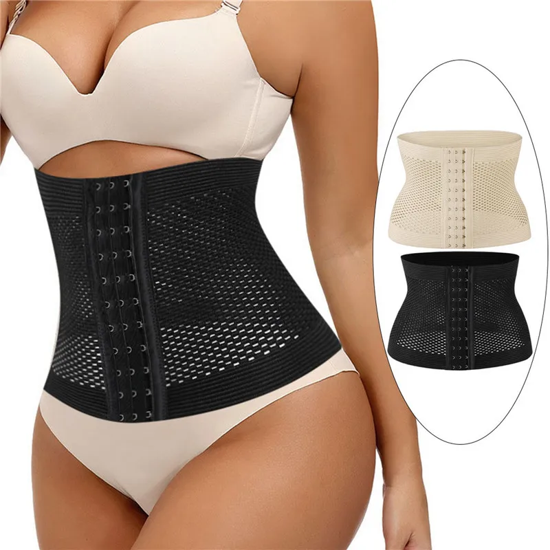 

Women Waist Trainer Latex Cincher Girdles Shapewear Slimming Belt Body Shaper Fitness Corset Sheath Plus Size 3XL