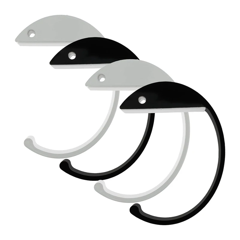 Крючок для кошелька стола 4 шт. C-образный крючок сумок из алюминиевого сплава