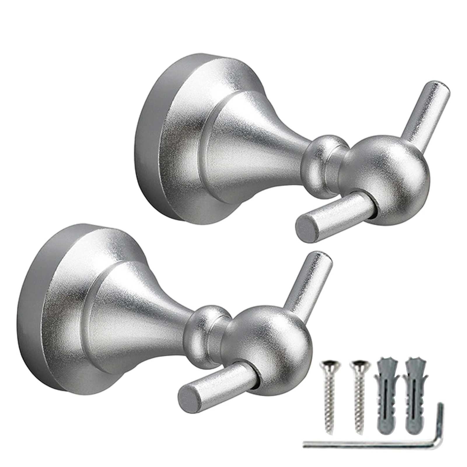 

2 шт., двойная вешалка для полотенец, из алюминия