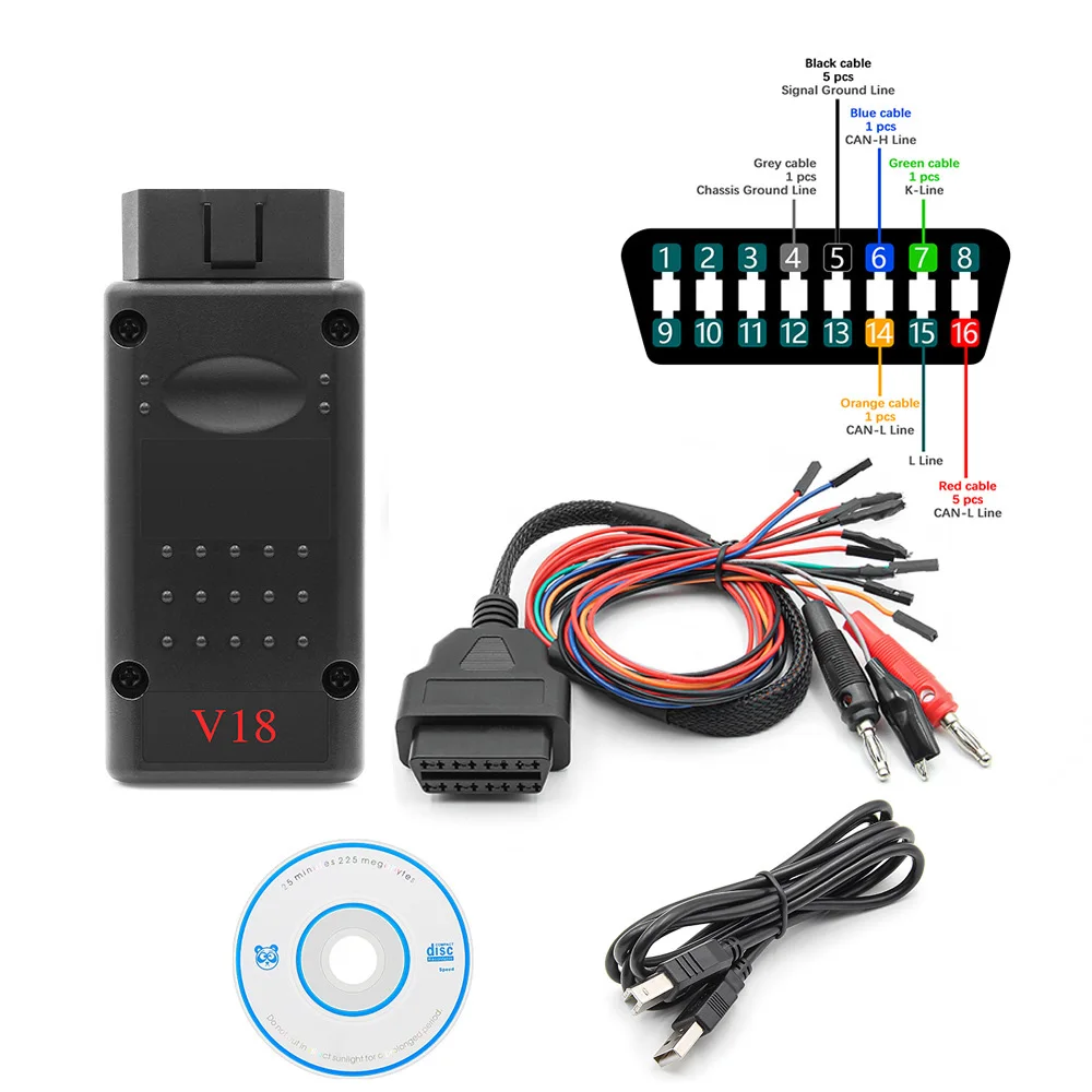 

Мультизагрузка MPPS V18 TRICORE с блоком управления ecu, с кабелем Tricore, MPPS V21 .12.3.8 V16 V13 мигалка ЭБУ, сканер чип-тюнинга для Edc17
