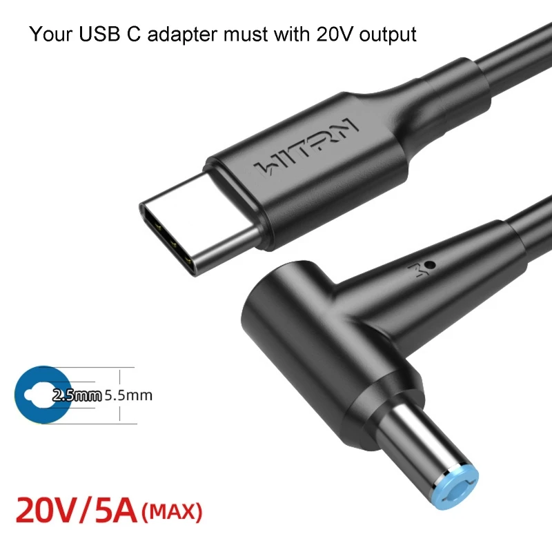 

Универсальный Переходник Type-C/USB-C PD на 12 В 20 в 5,5x2,5 мм для камеры маршрутизатора