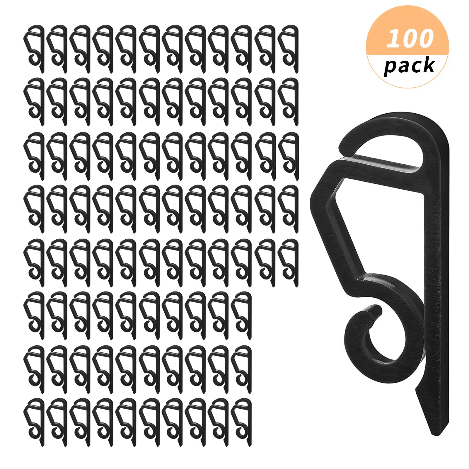 

100pcs Small S Shape Hook Outdoor Hang Gutter Hooks Christmas Decorations Hanging Pothook Silver S Hook Supplies For Home Party