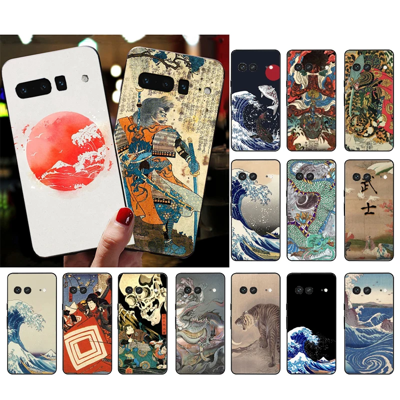 

Phone Case for Google Pixel 7 Pro 7 6A 6 Pro 5A 4A 3A Pixel 4 XL Pixel 5 6 4 3 XL 3A XL 2 XL Funda Japanese Art