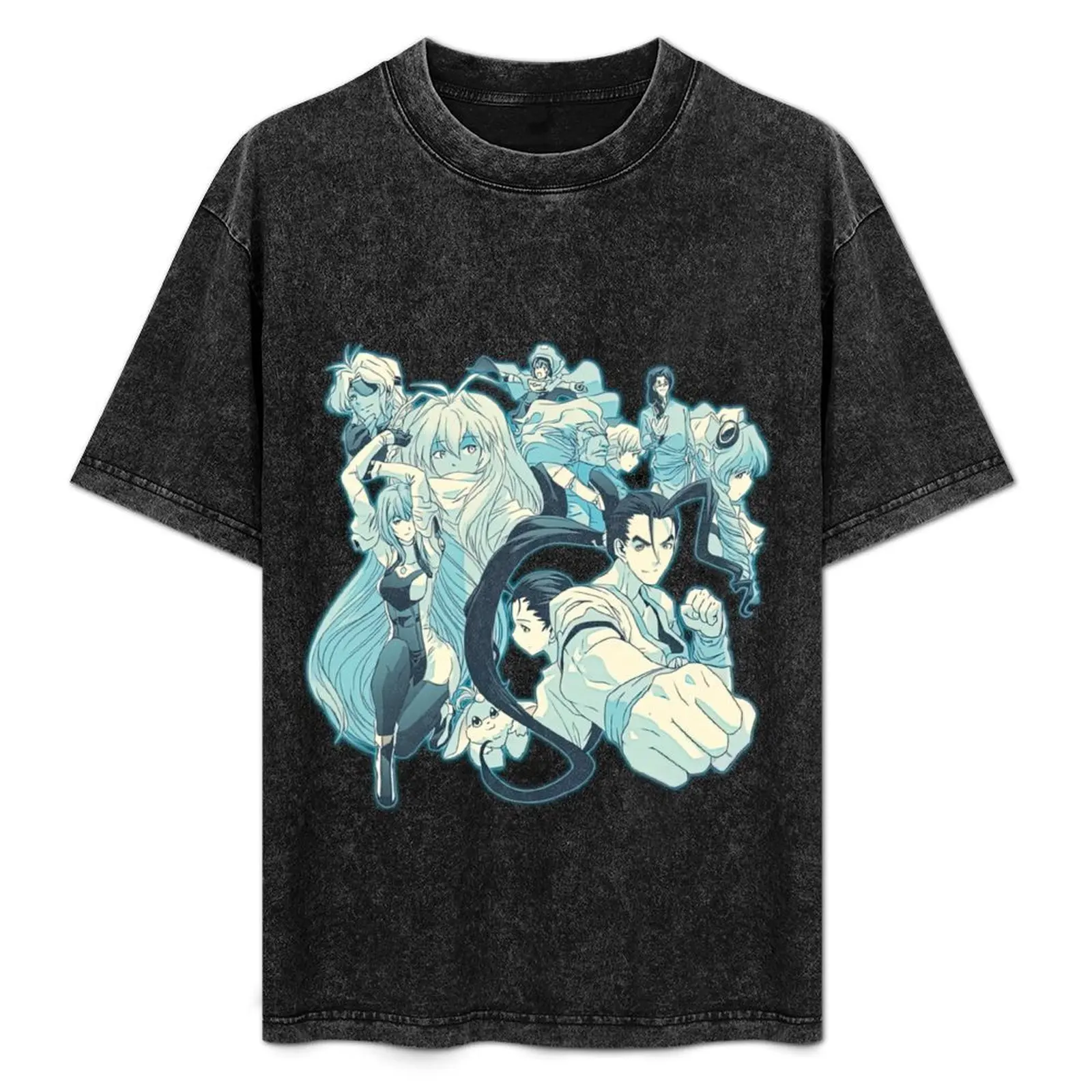 Футболка Robot Rpg мешковатые рубашки одежда в стиле аниме милые топы больших