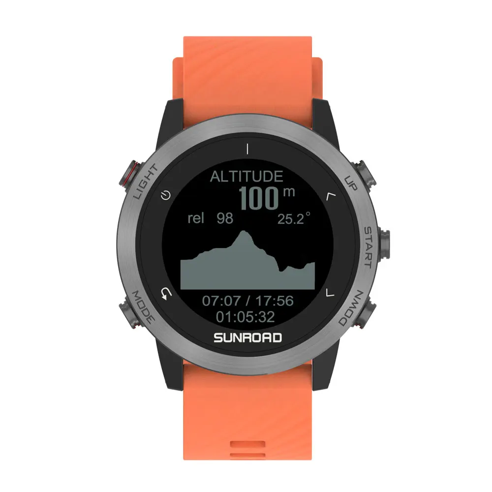 

GPS Sports Watch Men Digital Watch Waterproof Run Climb Fitness Tracker Wristwatch Hombre Clock