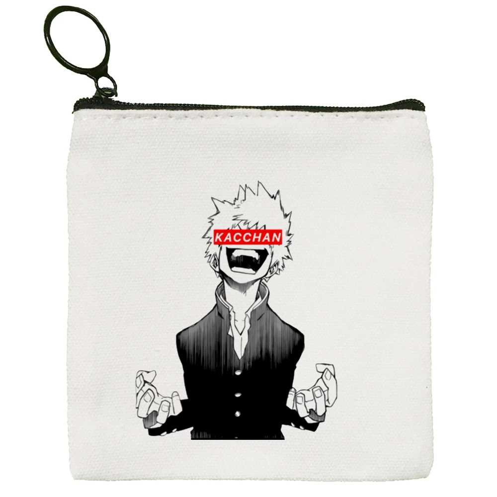 Boku No My Hero Academia Himiko Toga Canvas Coin Purse Coin Purse Collection Canvas Bag Small Wallet Zipper Key Bag Hand Gift