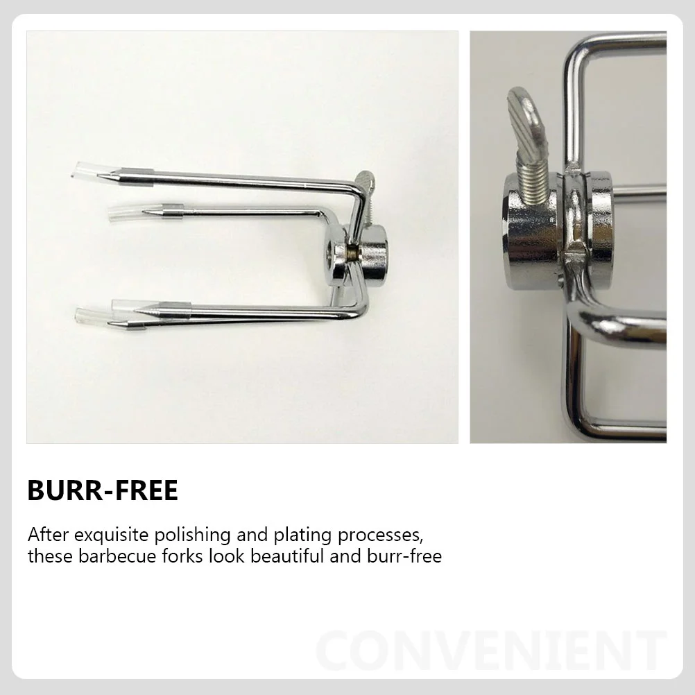 Металлическая вилка для гриля мяса барбекю аксессуары