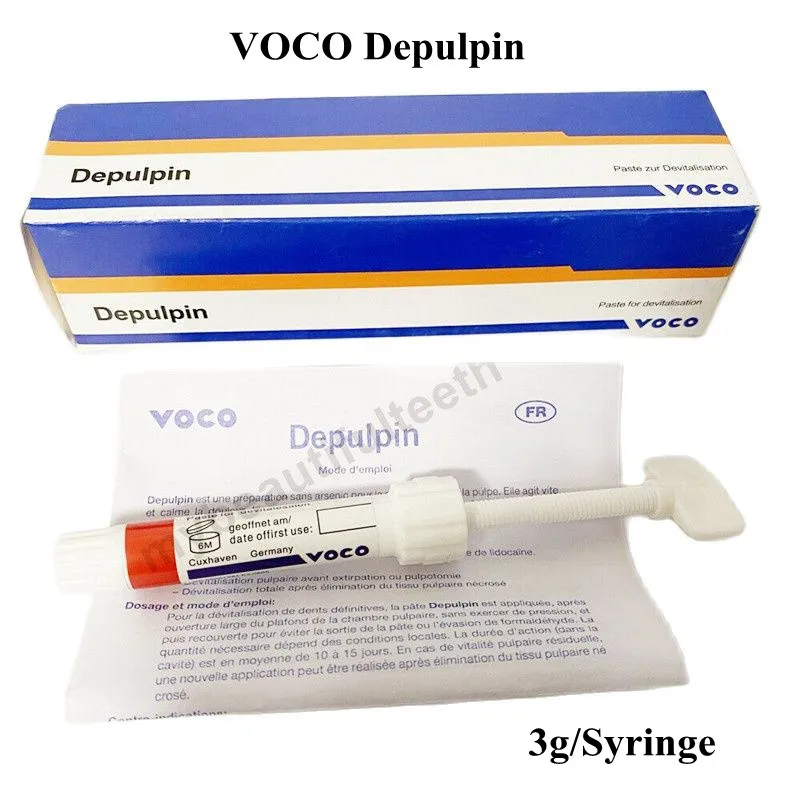 

Dental VOCO Depulpin Pulp Devitalizer Devitalization Paste Devitalizing Agent Endodontic Antipulp Non-arsenic