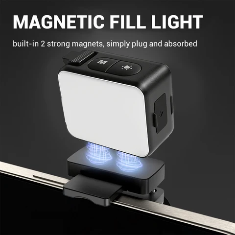 Магнитный заполняющий свет BAPPSUS для DJI OSMO Pocket 3/Action 4/5 pro Mini