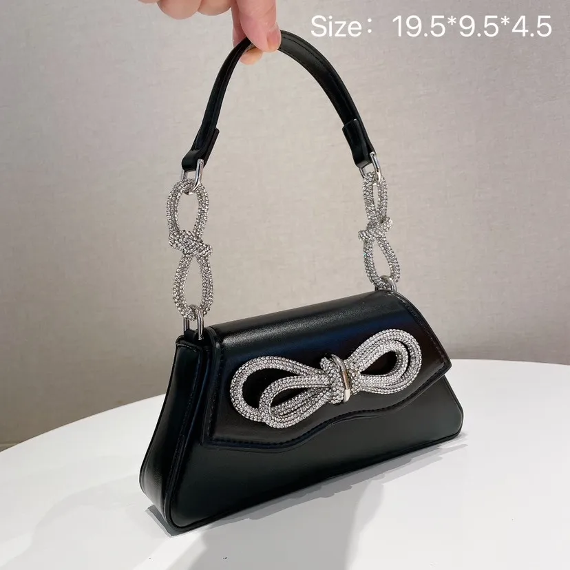 

Vintage Handbags for Women Underarm Pu Leather Female Bag Crossbody Bags Tote Women's 2023 Trend Diamonds Messenger Shoulder Bag