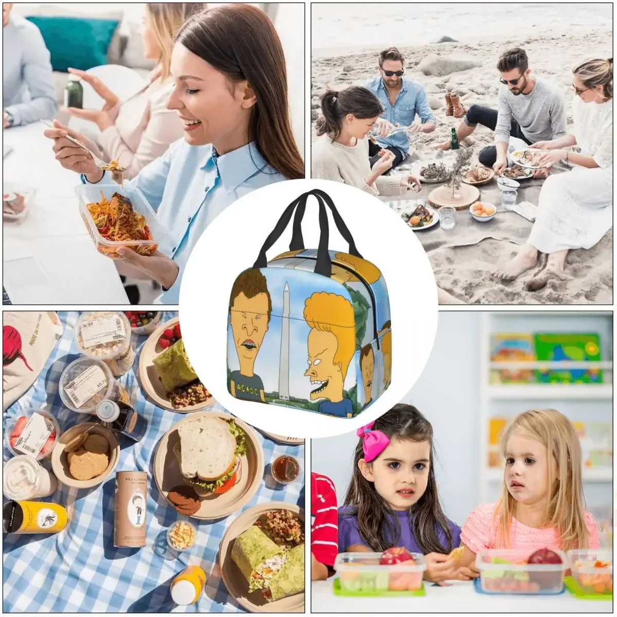 Ланч-бокс Beavis And Butthead портативная туристическая сумка из алюминиевой фольги