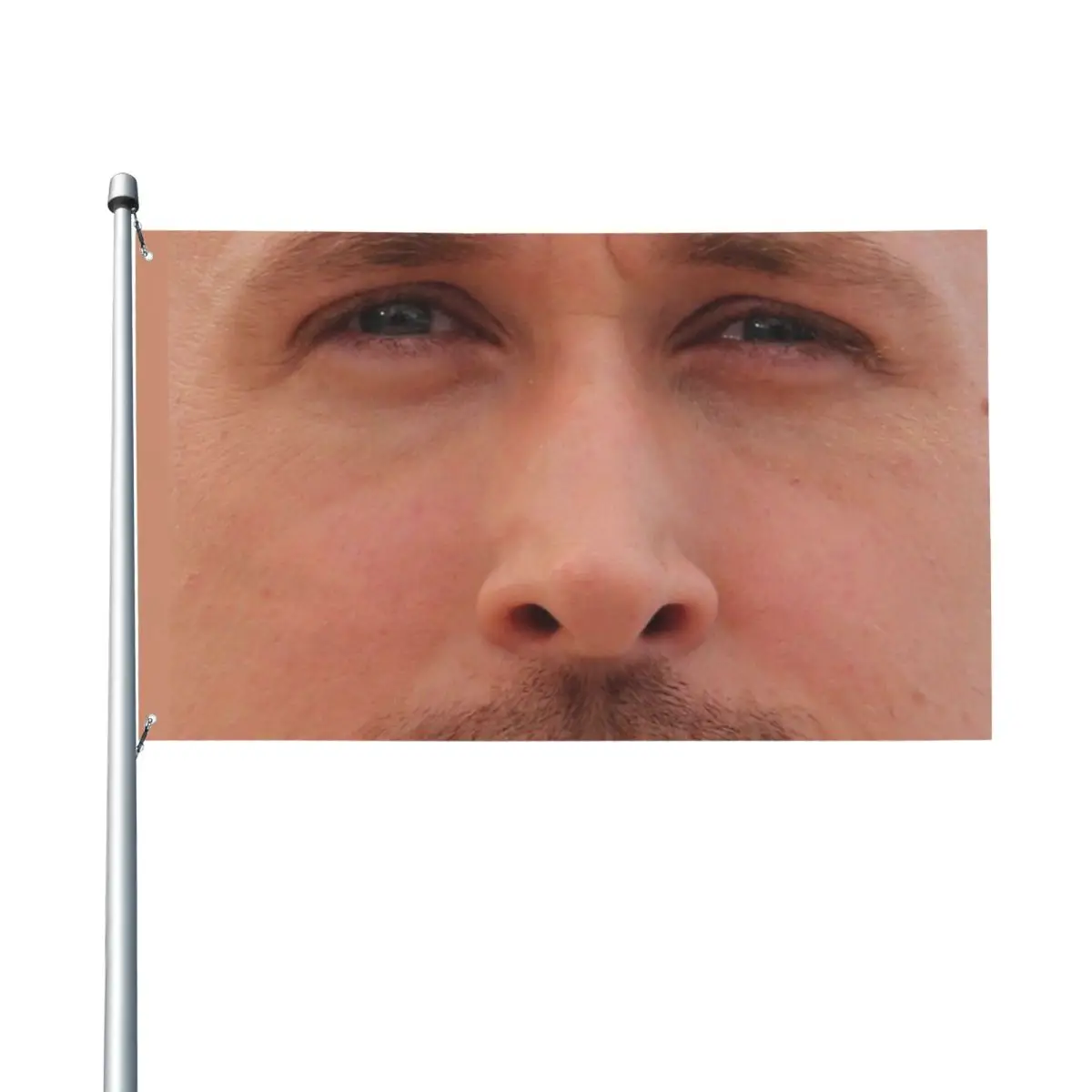 

Ryan Gosling Face Ii Outdoor Banner Funny Cute Prank Interesting Outdoor Travel Portable Home Decoration Cheering flag Parade