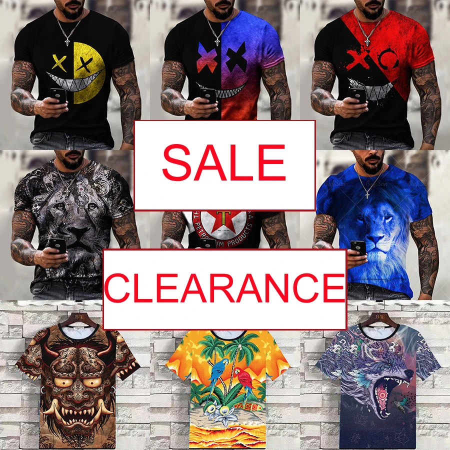 

Заводская распродажа, футболка большого размера по самой низкой цене, Случайная Доставка, футболка с 3d принтом и коротким рукавом, нулевое а...