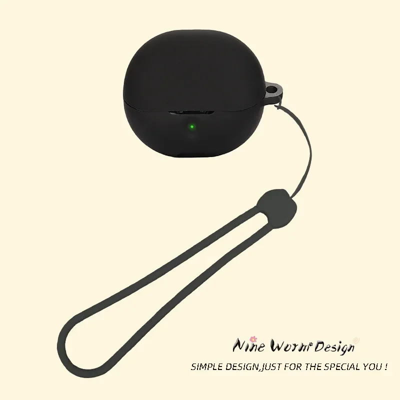 Чехол для QCY MeloBuds Pro чехол HT08A защитный ремешок мягкий силиконовый против падения