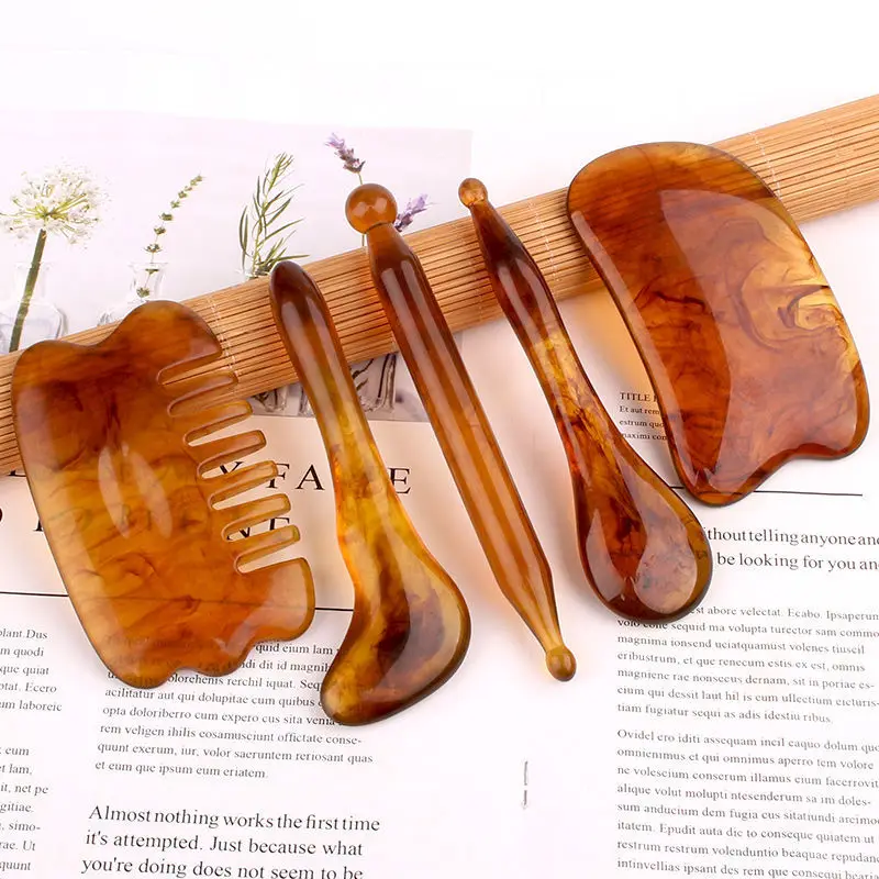 

Gua Sha Set Household 9PCS/set for Whole Body General Neck Tendon Stick Beauty Stick Facial Thin Face Lymph Meridian Care Tool