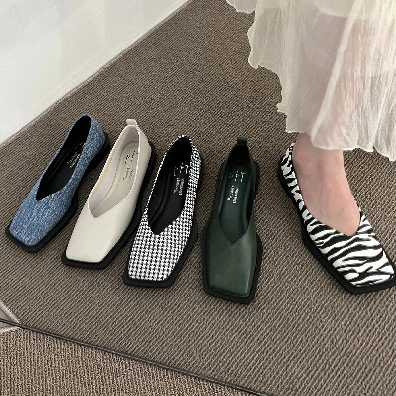 

Flats Women Casual Shoes Ballet Dance 2022 Spring New Brand Woman Sandals Shallow Mary Janes Shoes Casual Walking Mujer Zapatos