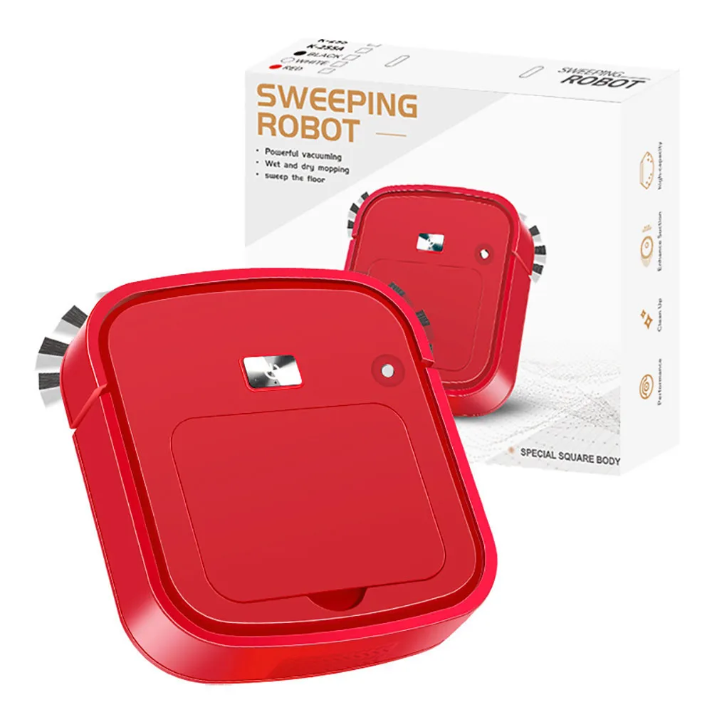 

Usb Intelligent Sweeping Robot Noiseless Sweeping And Mopping Spray Humidification Four-In-One Sweeping Robot Thin And Light
