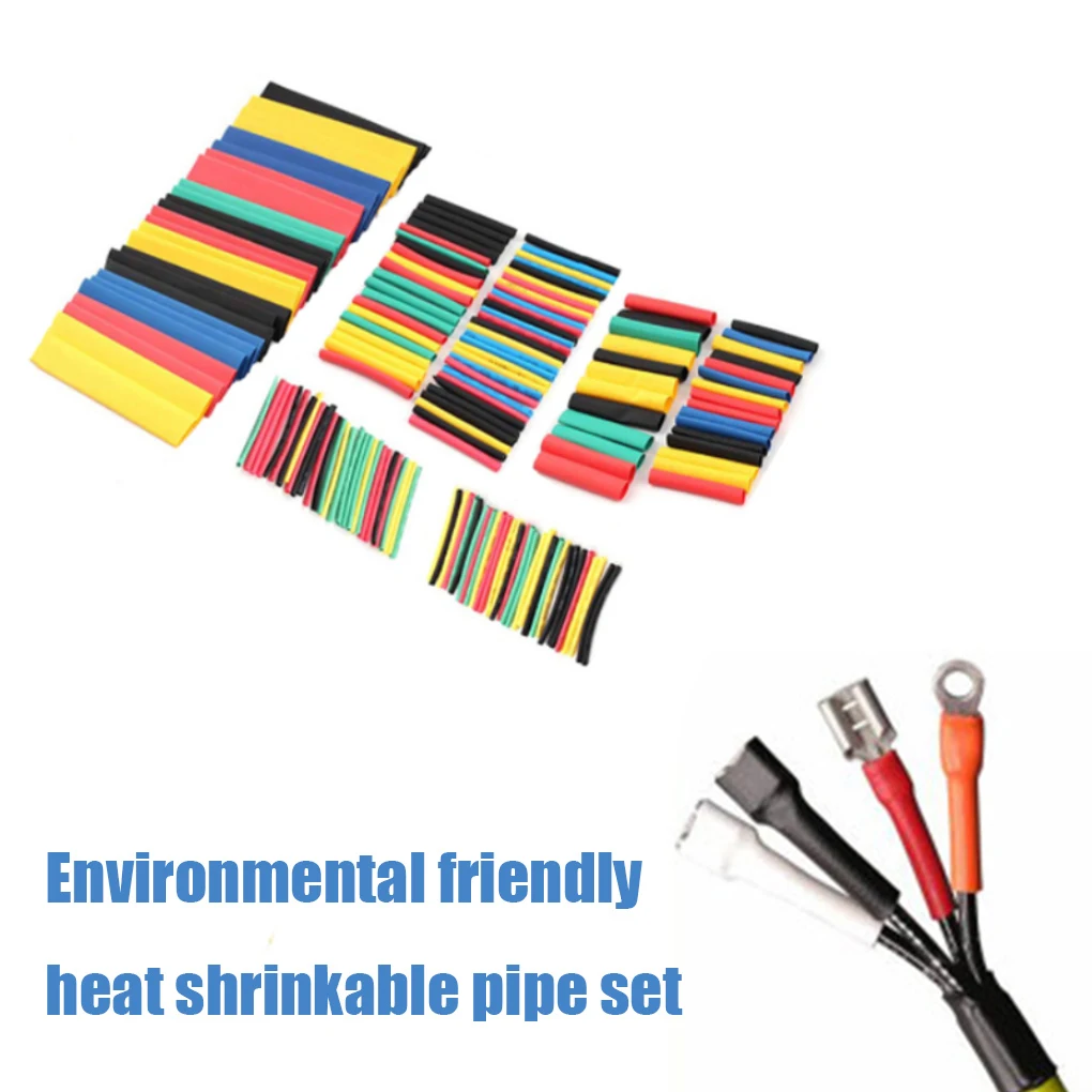 

Pack of 580 Heat Shrink Tube 2 1 Wrapping Wire Cable Insulation Casing Assorted Sleeving Wrap Tubes Kit for Electrician