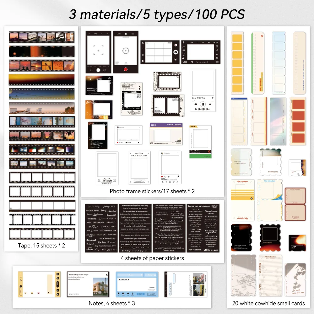 

Набор наклеек Imoda для скрапбукинга 100 шт